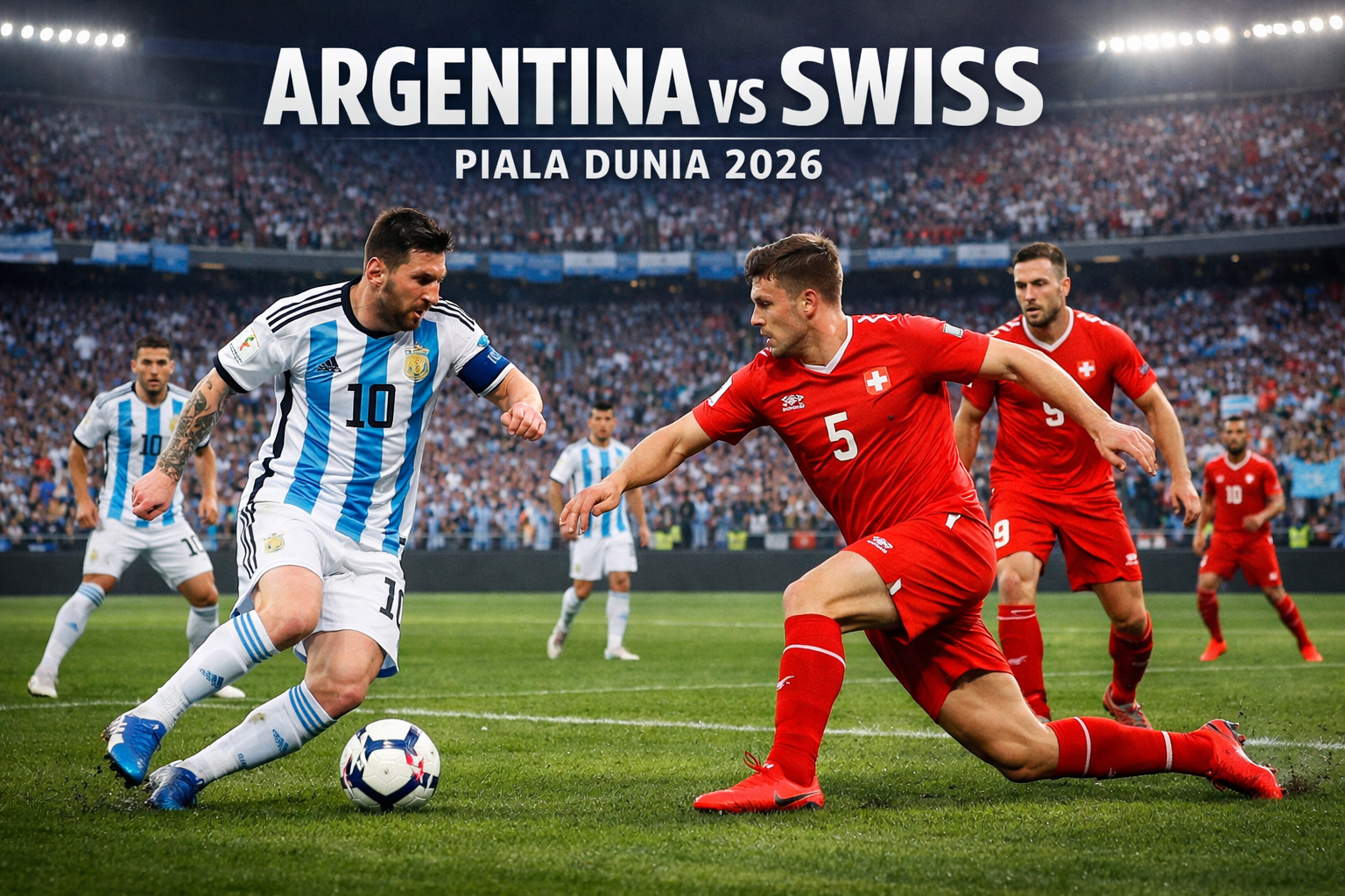 Argentina vs Swiss Besok Pagi Menjadi Laga yang Dinanti dengan Streaming Berkualitas Tinggi dari Jalalive
