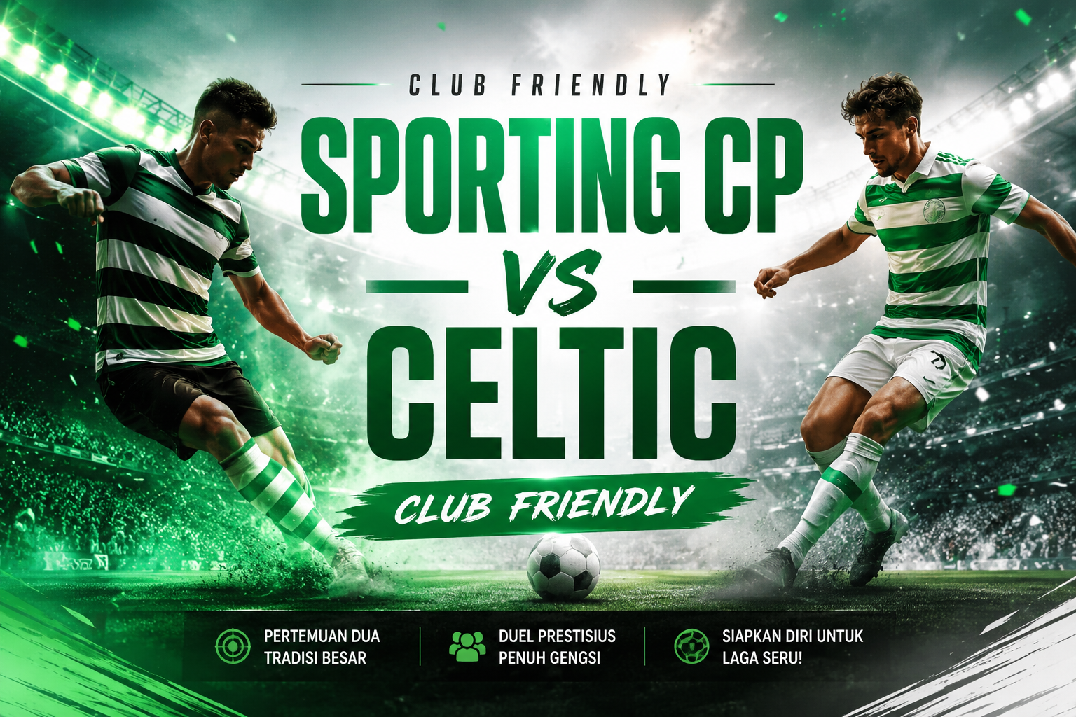 Dini Hari Ini Menjadi Momen Sporting CP dan Celtic Memulai Laga Persahabatan yang Mengundang Perhatian Penggemar di Jalalive