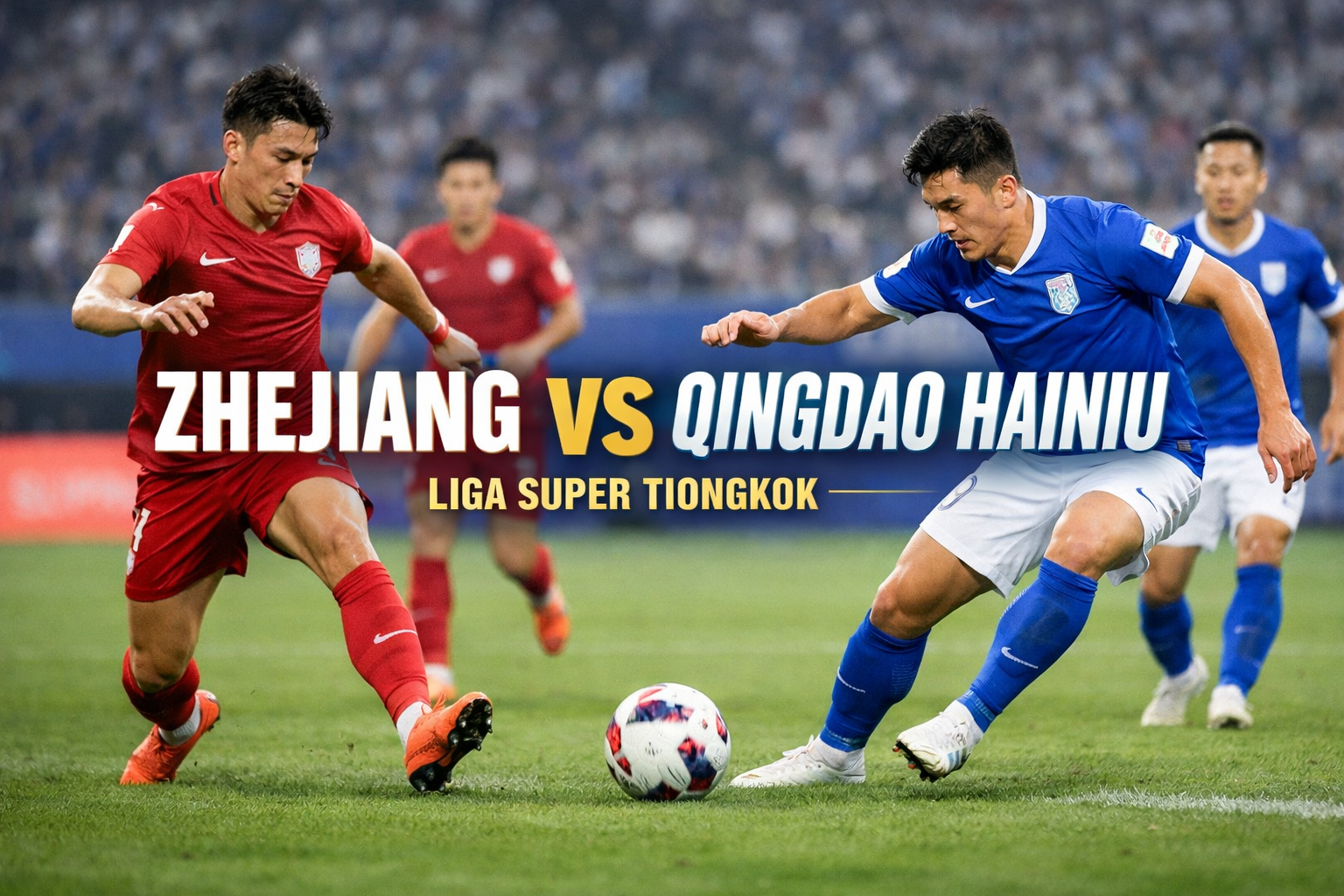 Jalalive Soroti Persaingan Sengit Zhejiang Melawan Qingdao Hainiu