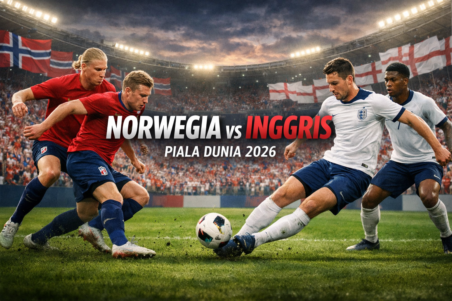 Live Streaming Norwegia vs Inggris Piala Dunia 2026 Jalalive Dini Hari Ini Pukul 04.00 WIB dengan Tayangan Berkualitas Full HD – Siap Nonton