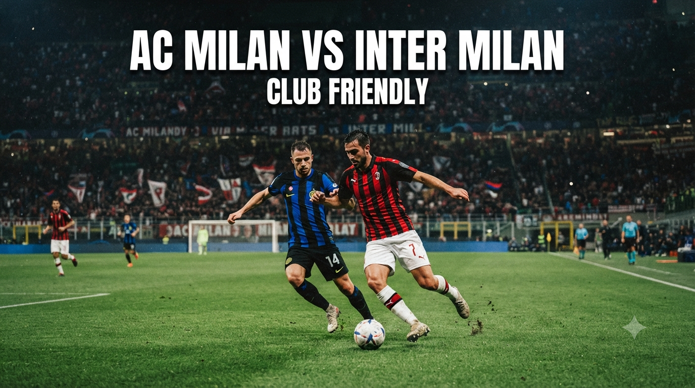 Streaming AC Milan vs Inter Milan Club Friendly Sore Ini Pukul 18.00 WIB Kini Semakin Seru Bersama Tigoals